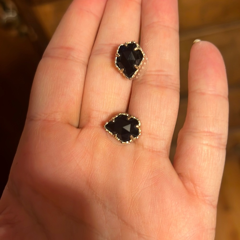 Kendra Scott Tessa Stud Black Earrings